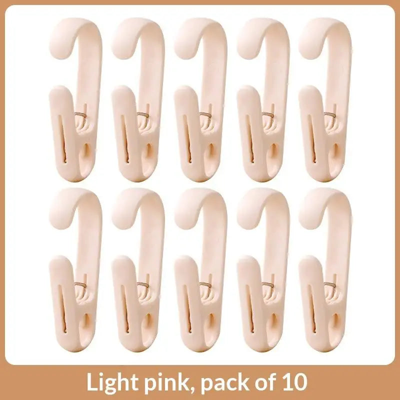 10-Pack 2-in-1 Hook Clips – Bathroom & Kitchen Organizer Hook Clips Organizer SPOT A1 10pcs