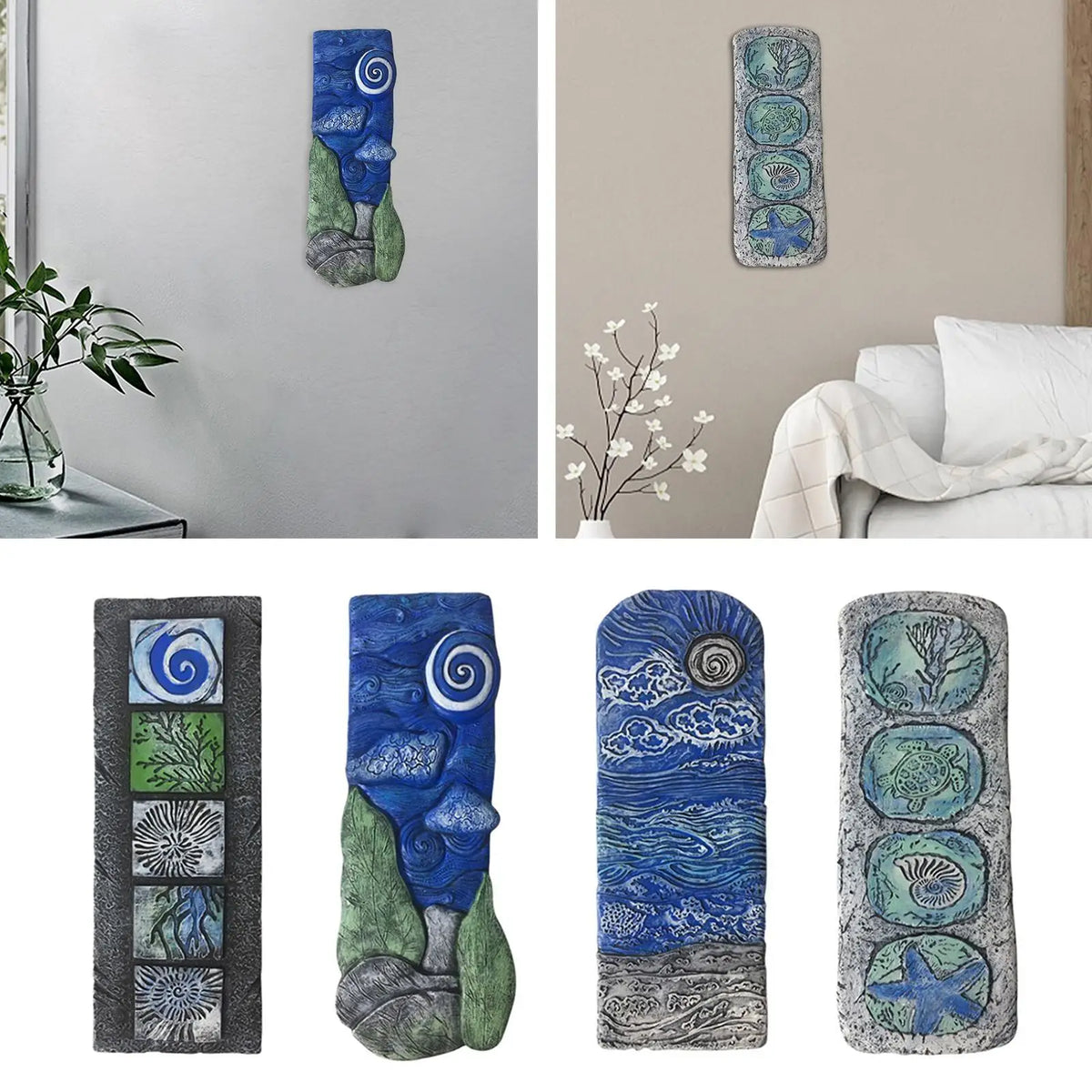 Resin Abstract Fairy Wall Hanging Sculpture – Indoor & Outdoor Wall Hanging Sculpture SPOT