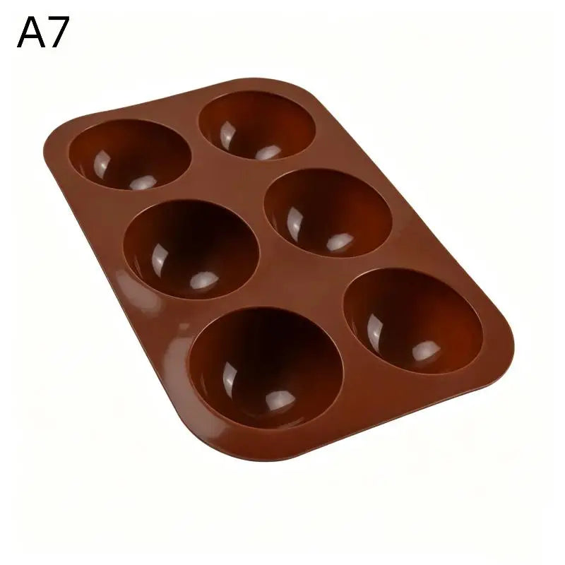 Silicone Hemisphere Mold 6/15/24 Cavity – Dome Baking Mold Silicone Baking Mold SPOT A7