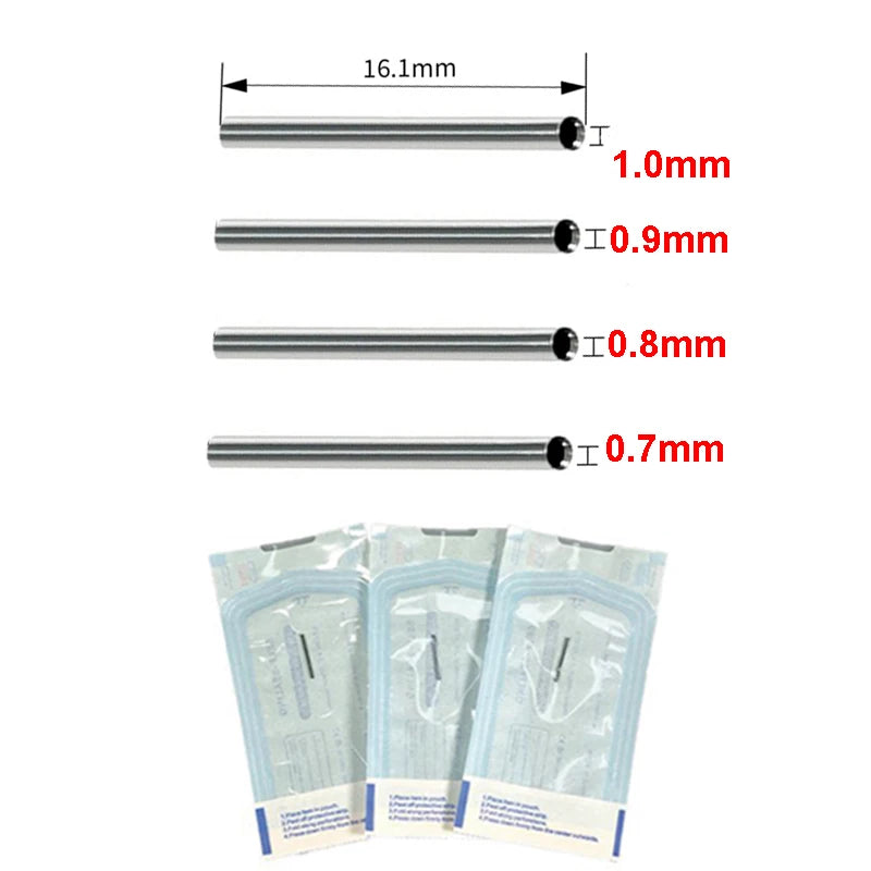 FUE Punch Needle Tubes 16.1mm Stainless Steel – 5 or 10 Pack FUE Punch Needle Tubes SPOT