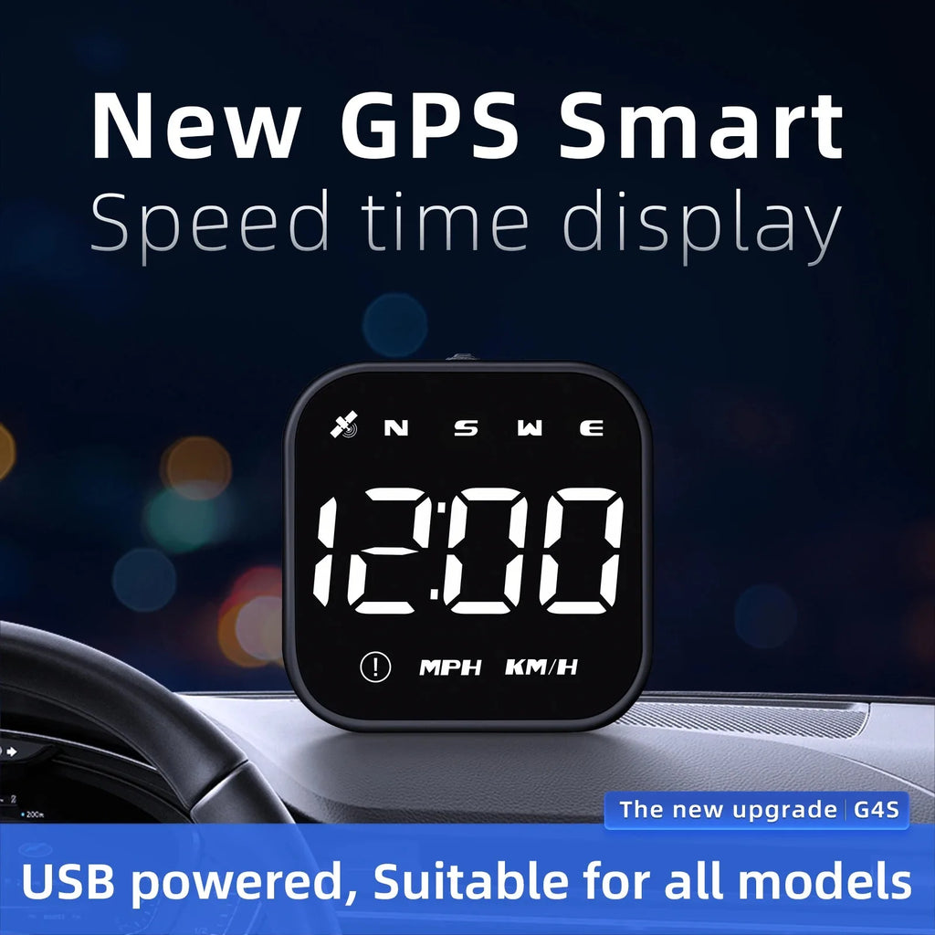 GPS Car HUD Head-Up Display – Digital Speedometer MPH/KMH Car HUD Display SPOT