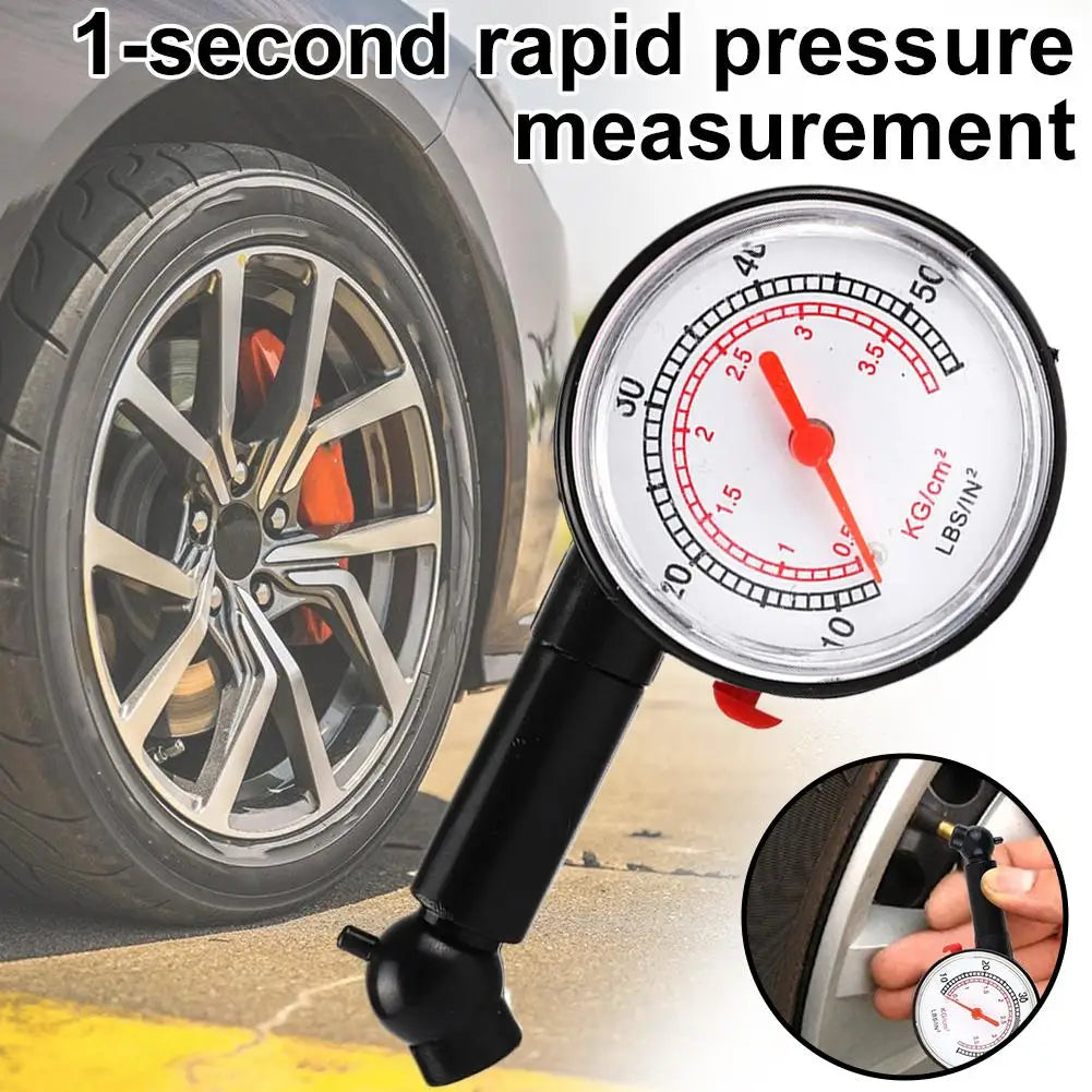 Dial Tire Pressure Gauge for Cars, Trucks & Motorcycles Tire Pressure Gauge SPOT