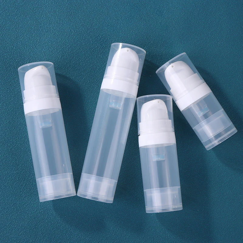 Vacuum Press Refillable Travel Bottles 5–50ml – BPA-Free Refillable Travel Bottle SPOT