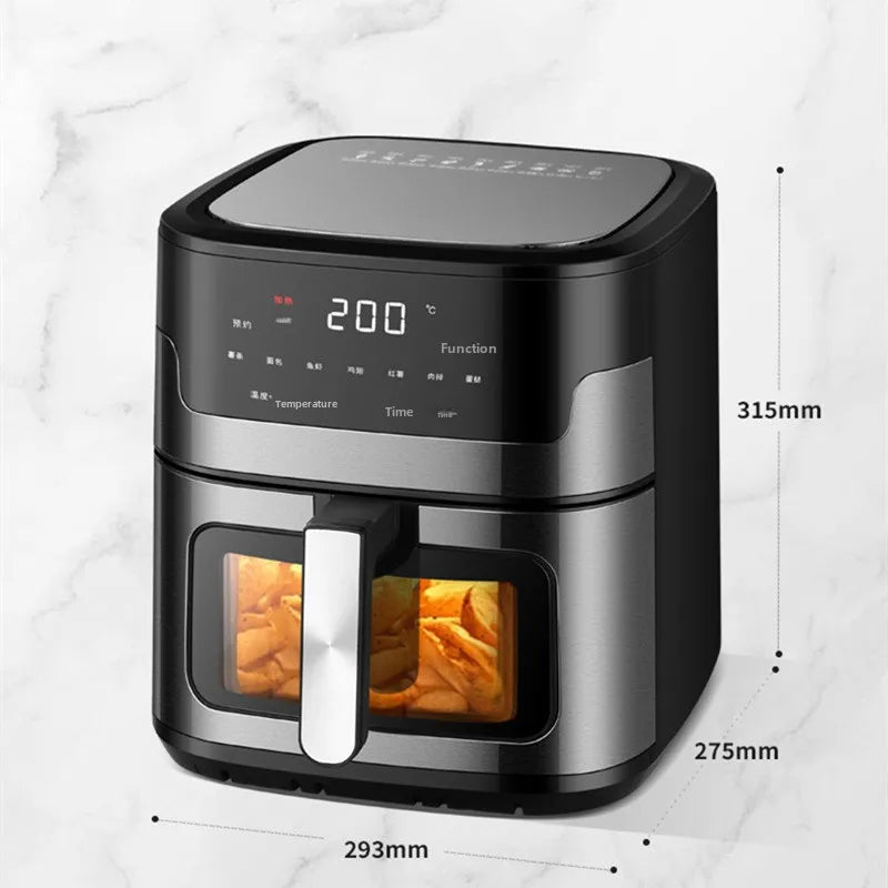 DUTRIEUX 8L Stainless Steel Digital Air Fryer 1800W Air Fryer SPOT