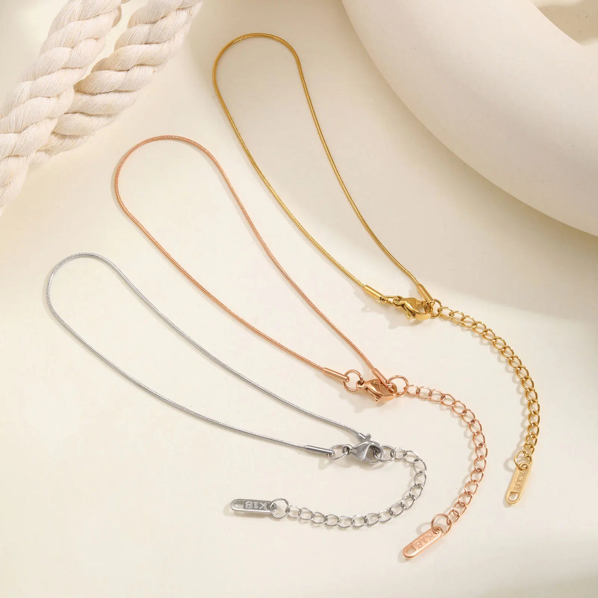 Gold Snake Chain Anklet – Waterproof Stainless Steel Women Chain Anklet SPOT