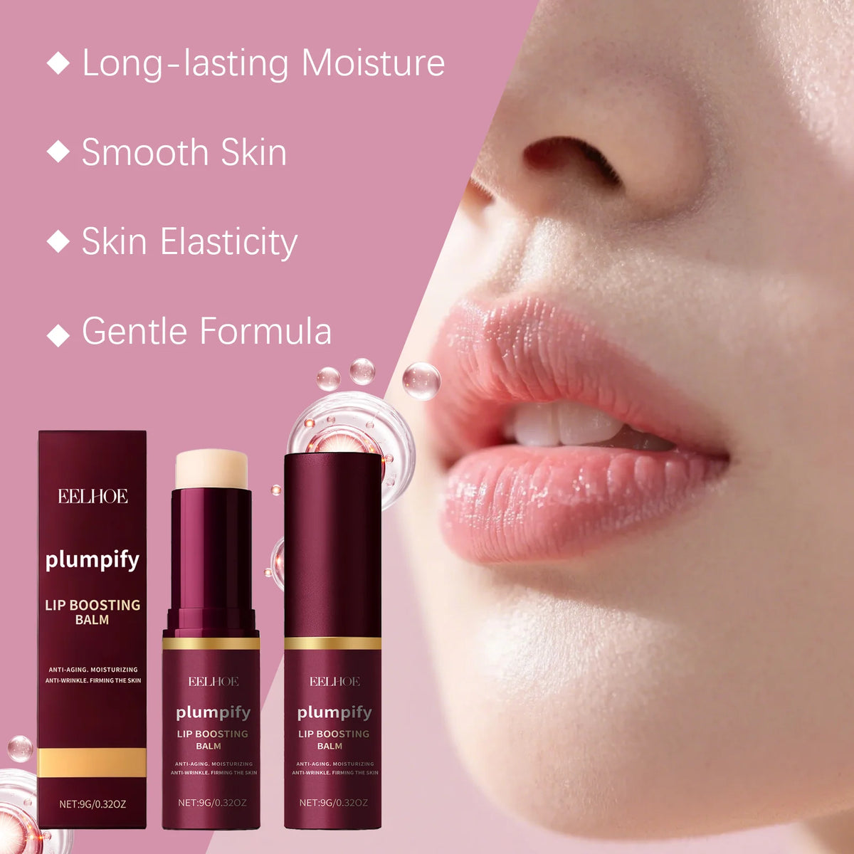 EELHOE Plumpify Lip Balm – Moisturizing & Plumping Lip Care Lip Balm SPOT
