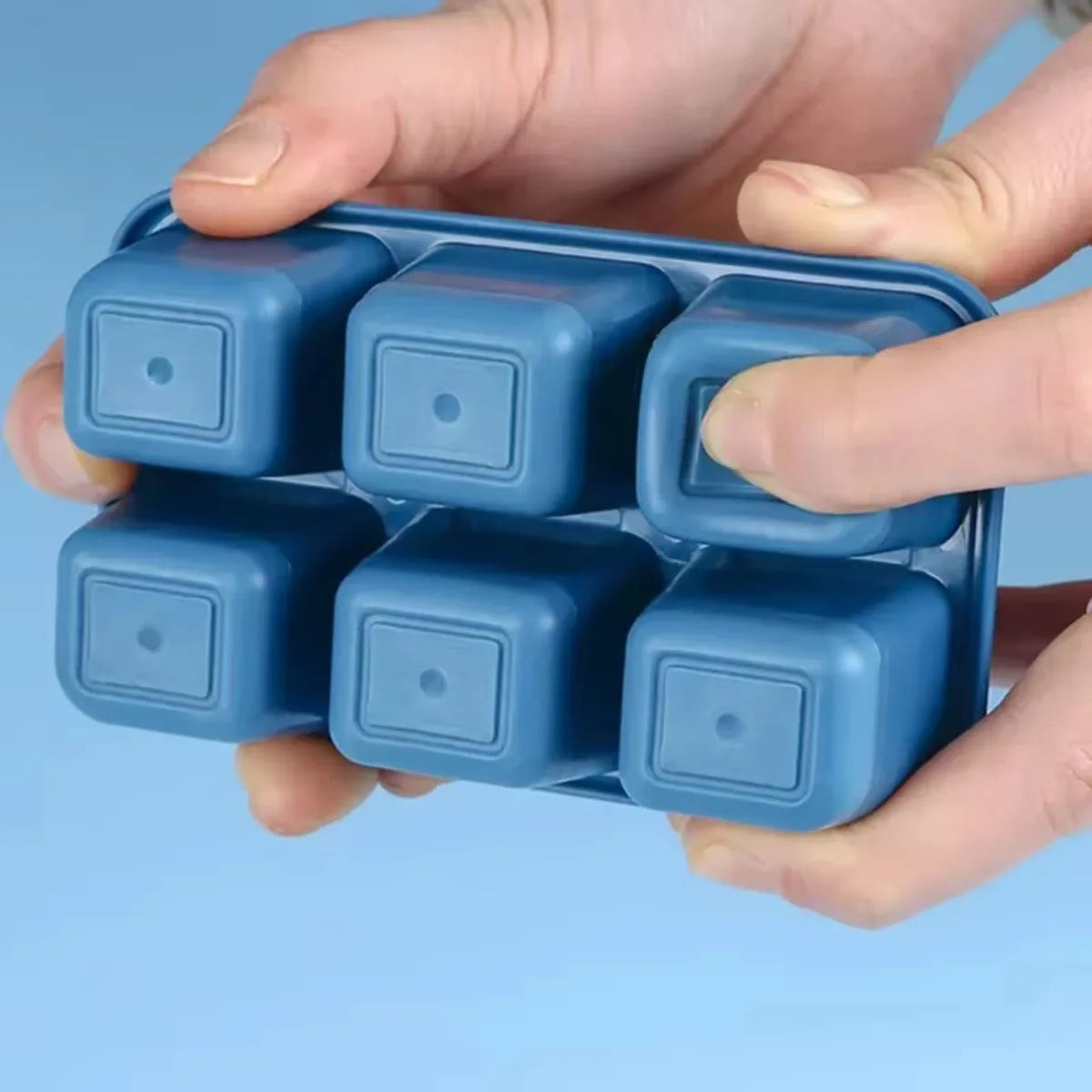 Silicone Ice Cube Tray 3-Pack – Reusable Freezer Mold for Bar Silicone Ice Tray SPOT