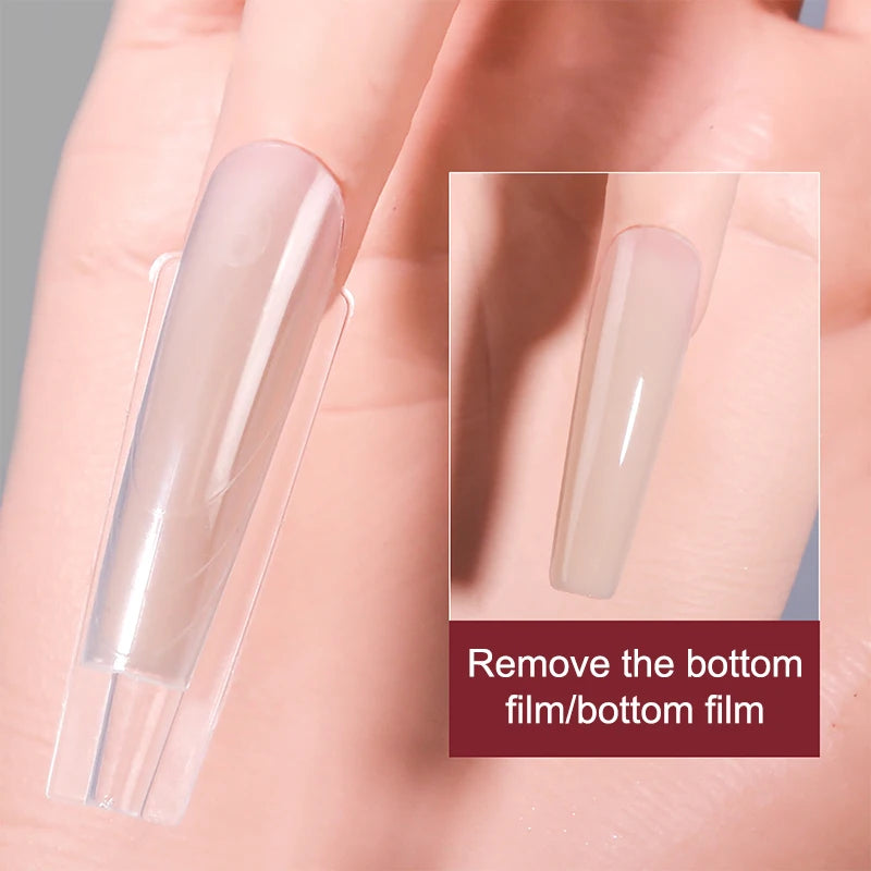 Sandwich Dual Nail Forms 240pcs 14 Sizes – Coffin & Almond Nail Extension Forms SPOT