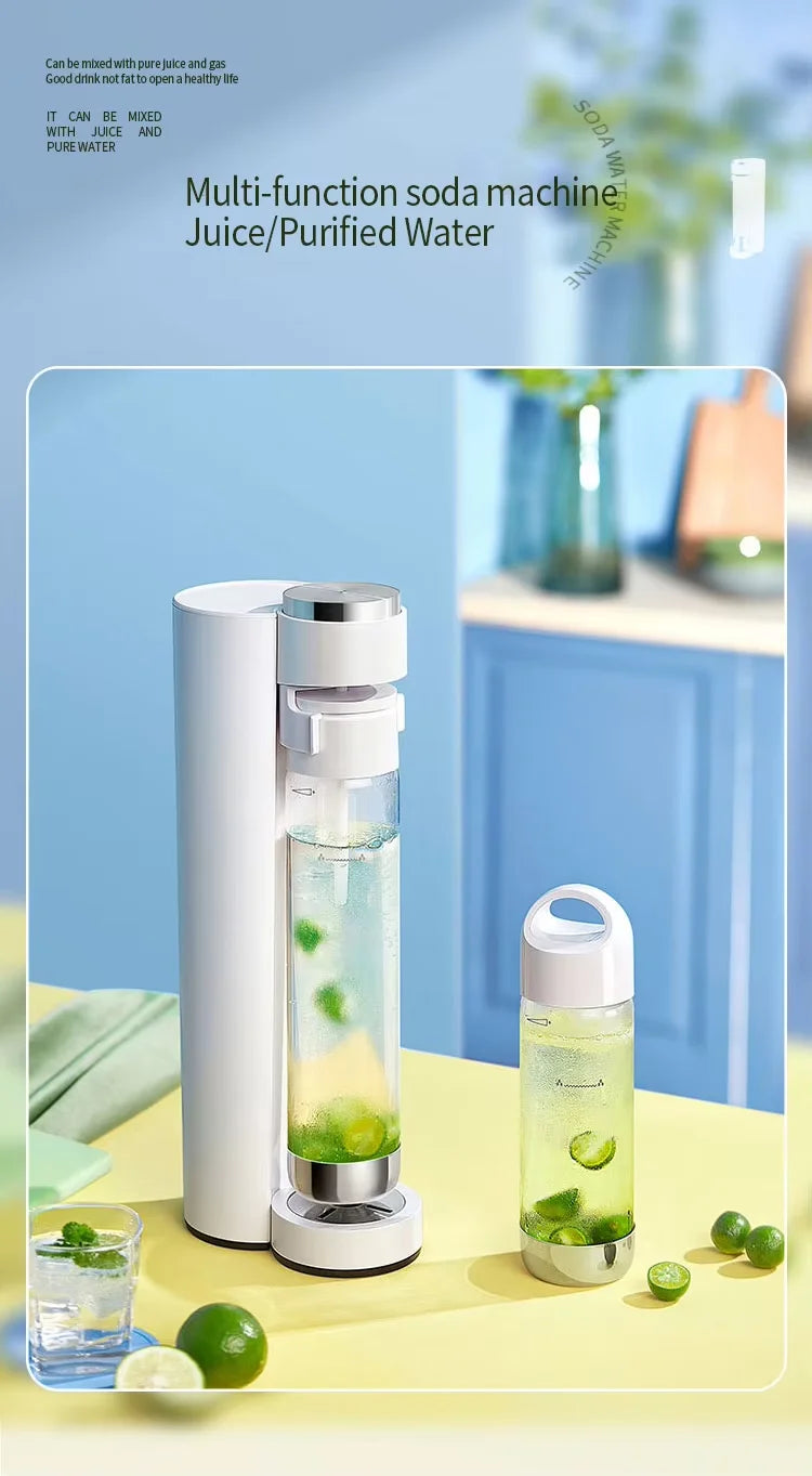 Desktop Soda Maker Machine – 1L Portable Sparkling Water Dispenser Soda Maker Machine SPOT