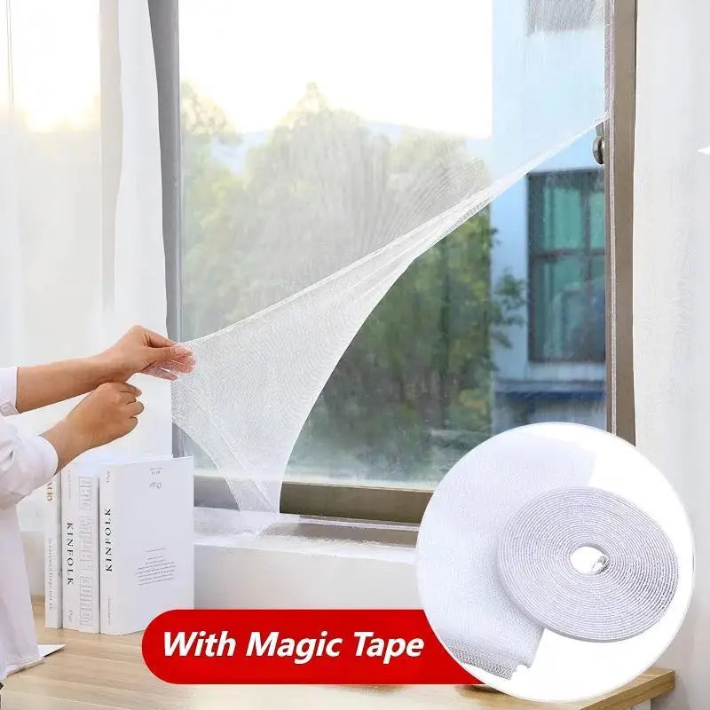 Cuttable Mosquito Window Screen Mesh – Tool-Free Install Window Insect Screen SPOT