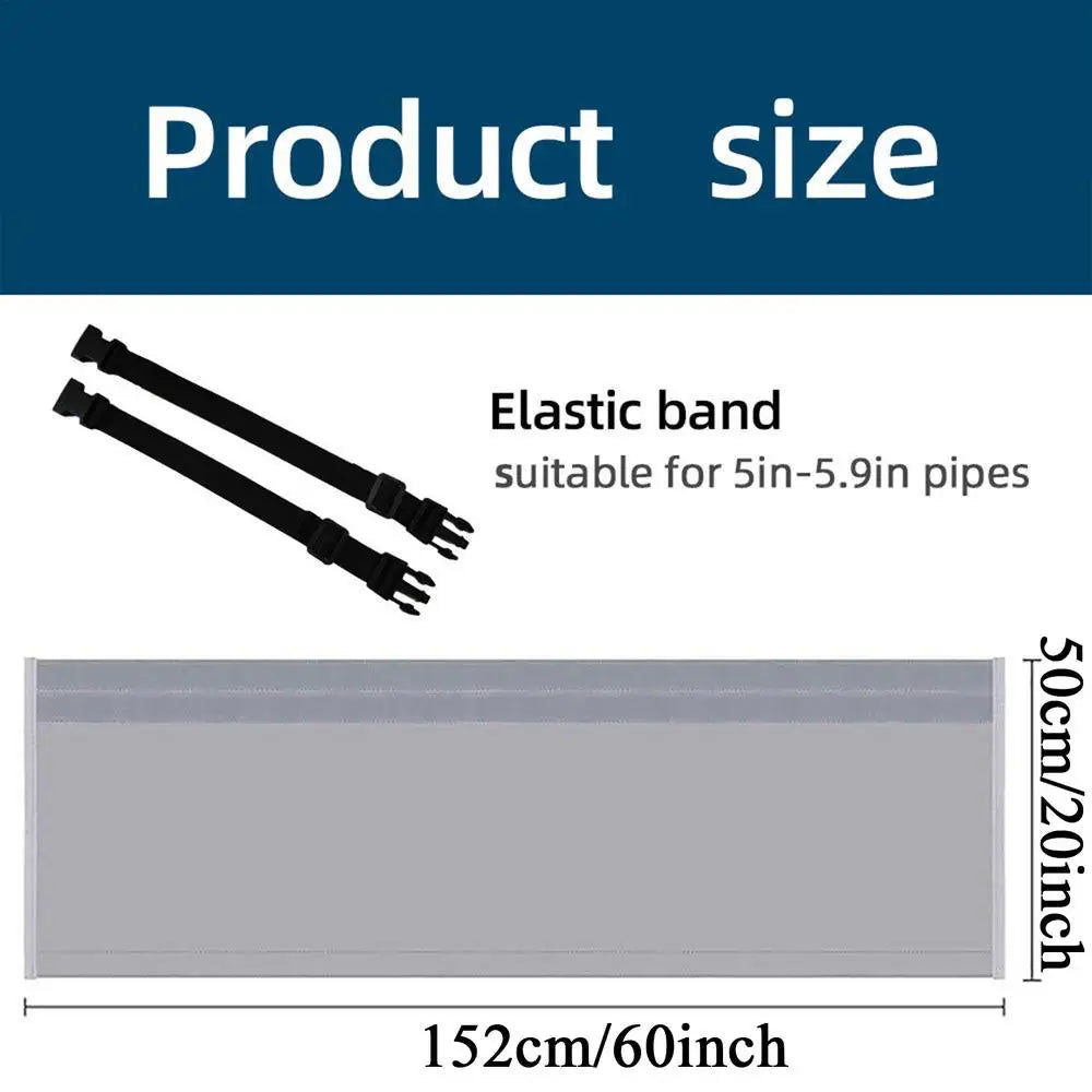 Insulated AC Hose Cover – UV-Resistant Washable Sleeve AC Hose Cover SPOT Light Grey