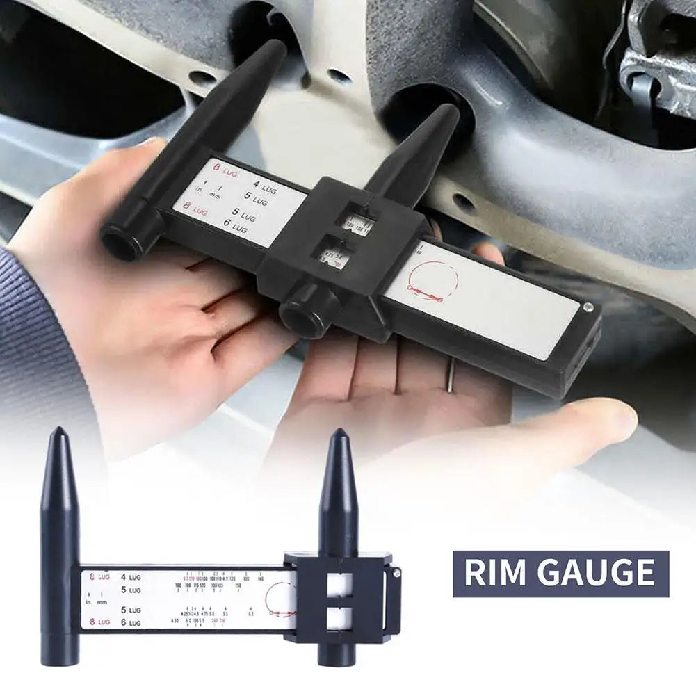 PCD Bolt Pattern Gauge – 4 5 6 8 Lug Wheel Measuring Tool Wheel Bolt Gauge SPOT Default Title