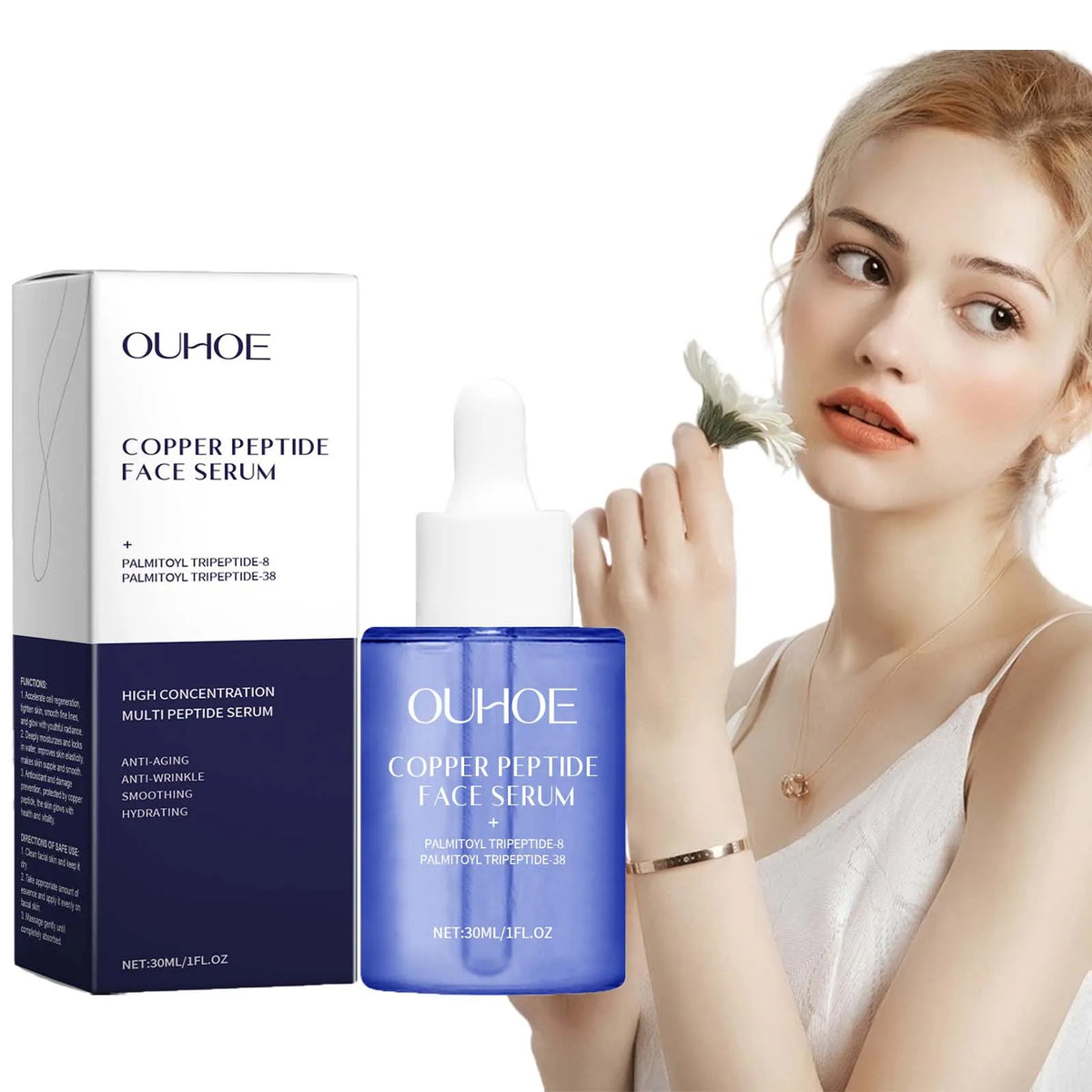 Copper Peptide Facial Serum – Firming & Brightening 30ml Facial Serum SPOT