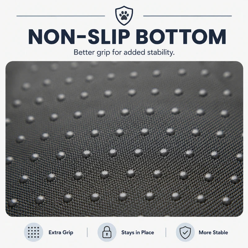 Plush Bolster Pet Bed – Washable & Non-Slip for Cats & Dogs Bolster Pet Bed SPOT