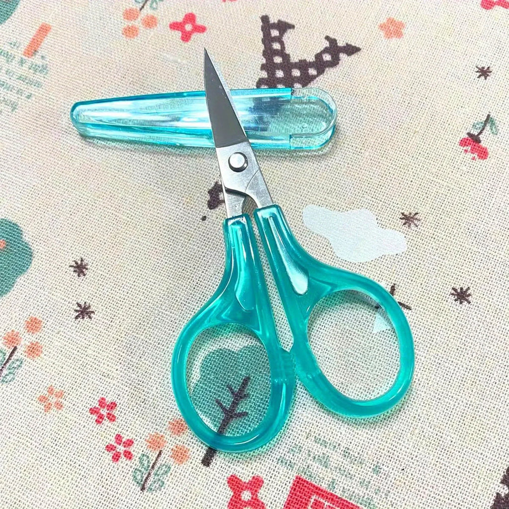 4-Pc Stainless Steel Craft Scissors Set with Protective Covers Craft Scissors Set SPOT
