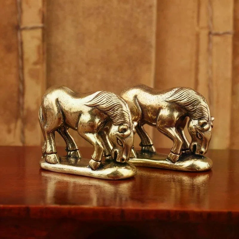 2026 Year of the Horse Brass Feng Shui Horse Figurine Feng Shui Figurine SPOT