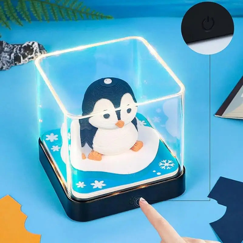 2027 3D Tear-Away Desk Calendar – Paper Carving Art Notepad 3D Desk Calendar SPOT