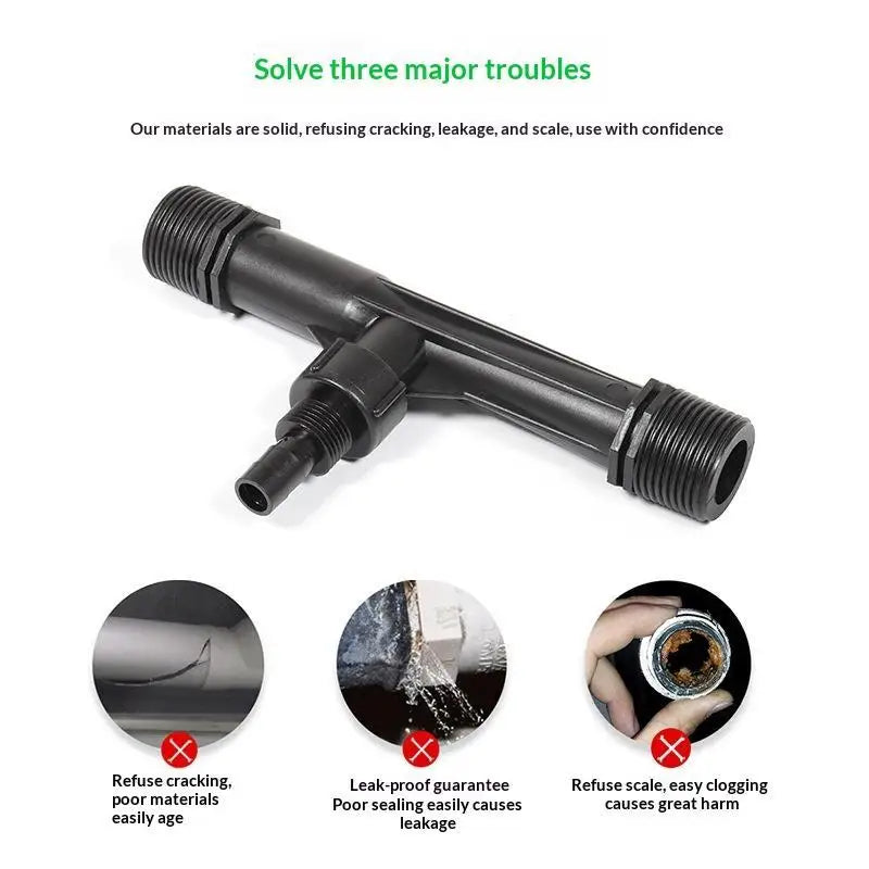 Venturi Fertilizer Injector – Leakproof Multi-Size Garden Irrigator Venturi Fertilizer Injector SPOT