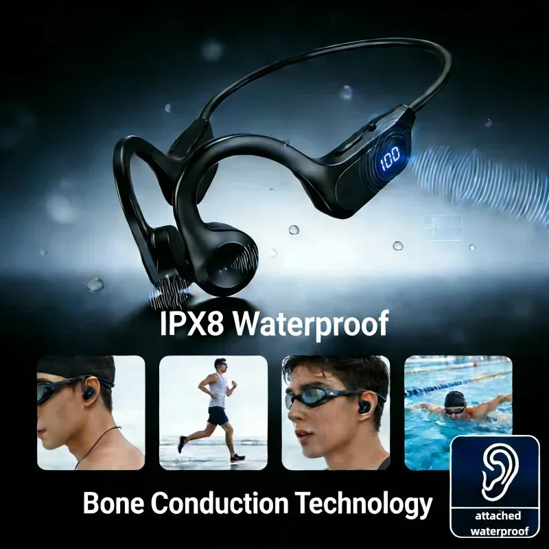 X7 Bone Conduction Wireless Sport Earphones Bluetooth 5.3 Wireless Sport Earphones SPOT