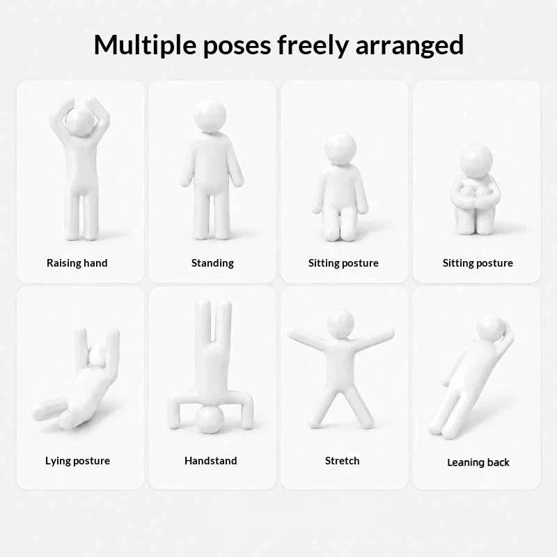 8-Pc Sci-Fi Mecha Robot Figurines – 3D Printed PLA Collectibles Collectible Figurine Set SPOT