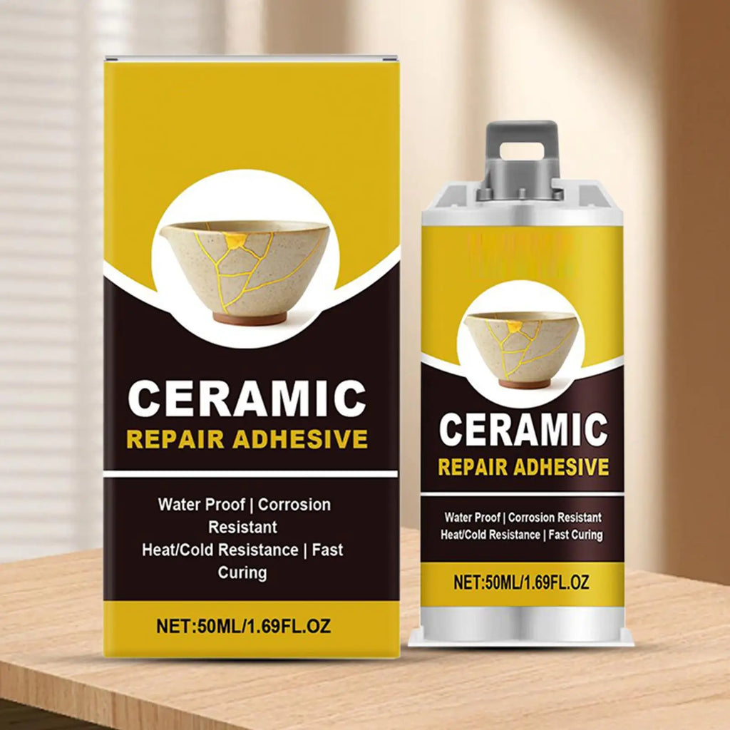 Japanese Kintsugi Ceramic Repair Kit – Food-Safe Gold Adhesive Ceramic Repair Kit SPOT