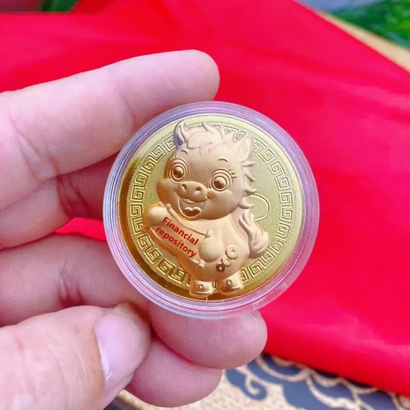 2026 Year of the Horse Commemorative Metal Coin | Lucky Zodiac Commemorative Coin SPOT A1