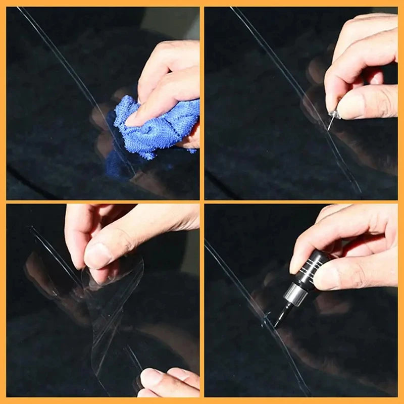 DIY Windshield Repair Kit – Auto Glass Chip & Crack Fix Windshield Repair Kit SPOT