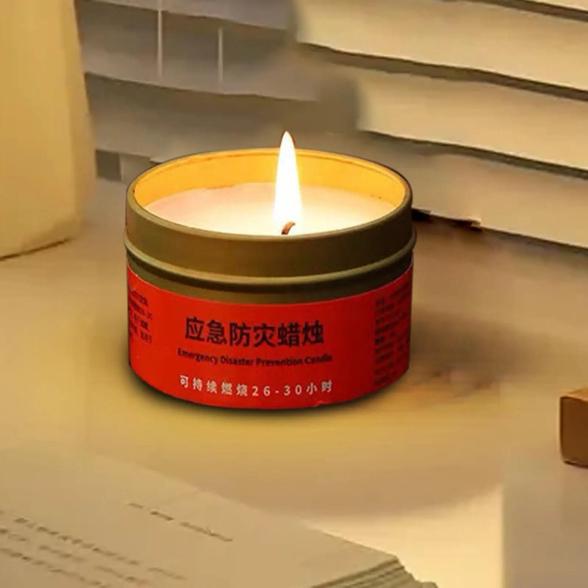 Windproof Emergency Survival Candle – Unscented, Long-Lasting Emergency Survival Candle SPOT