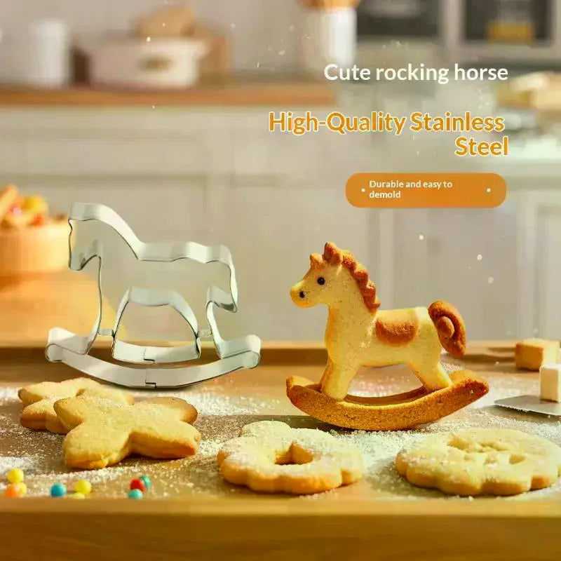 Horse Cookie Cutter – Stainless Steel Biscuit & Fondant Mold Cookie Cutter SPOT