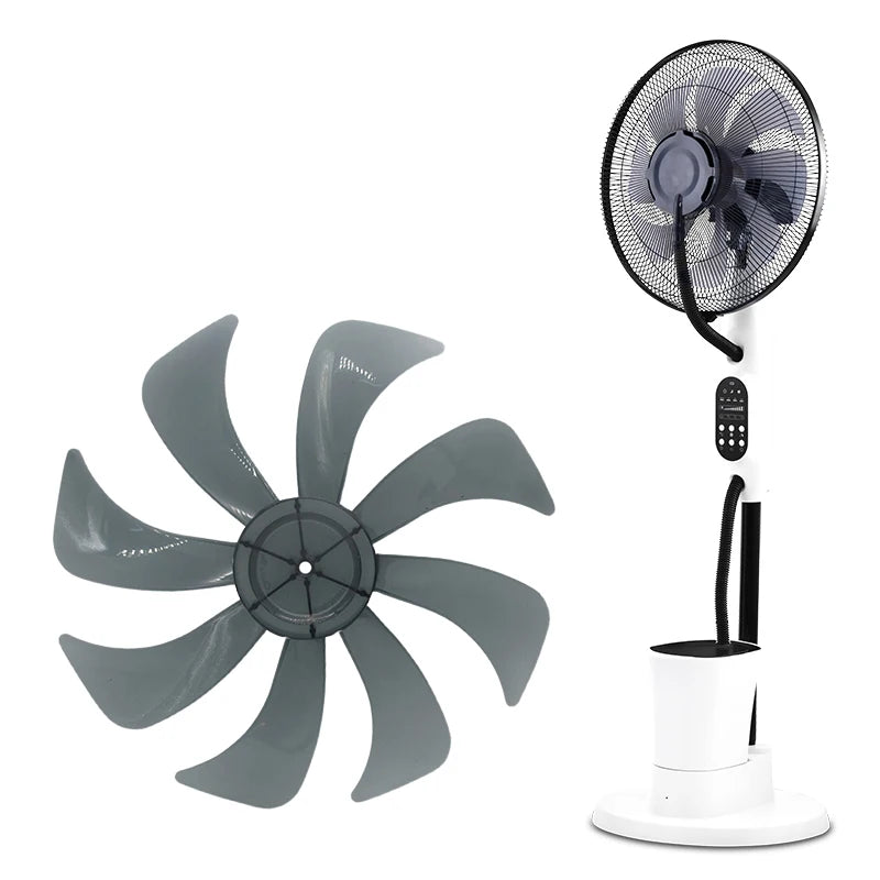 16-Inch Heavy-Duty Outdoor Mist Fan – 5-Blade Pedestal Fan Outdoor Pedestal Fan SPOT