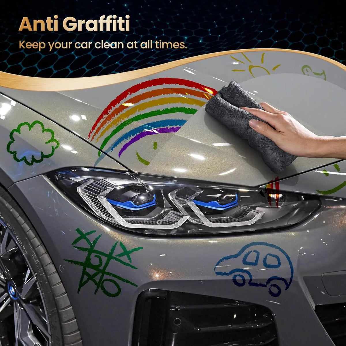 GLASKLARE 20H Graphene Ceramic Coating Kit – UV Tracing Ceramic Coating Kit SPOT