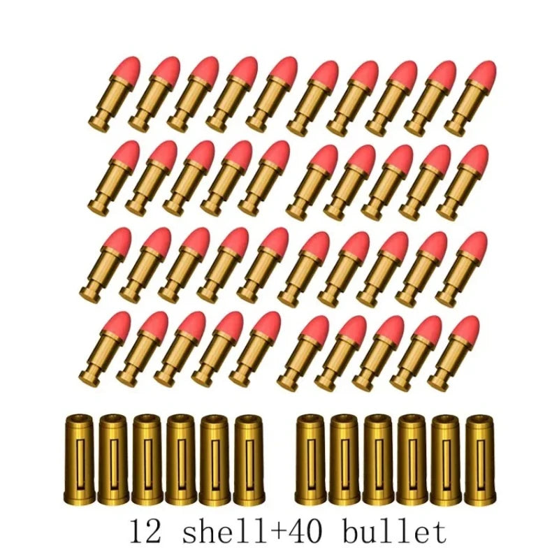 ZP5 Soft Dart Blaster – Rotating Continuous Fire Toy Gun Toy Dart Blaster SPOT 12-Shell-40-Bullet