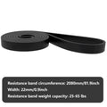 Latex Resistance Band – Pull-Up & Strength Training Aid Resistance Band SPOT Black 25-65LB