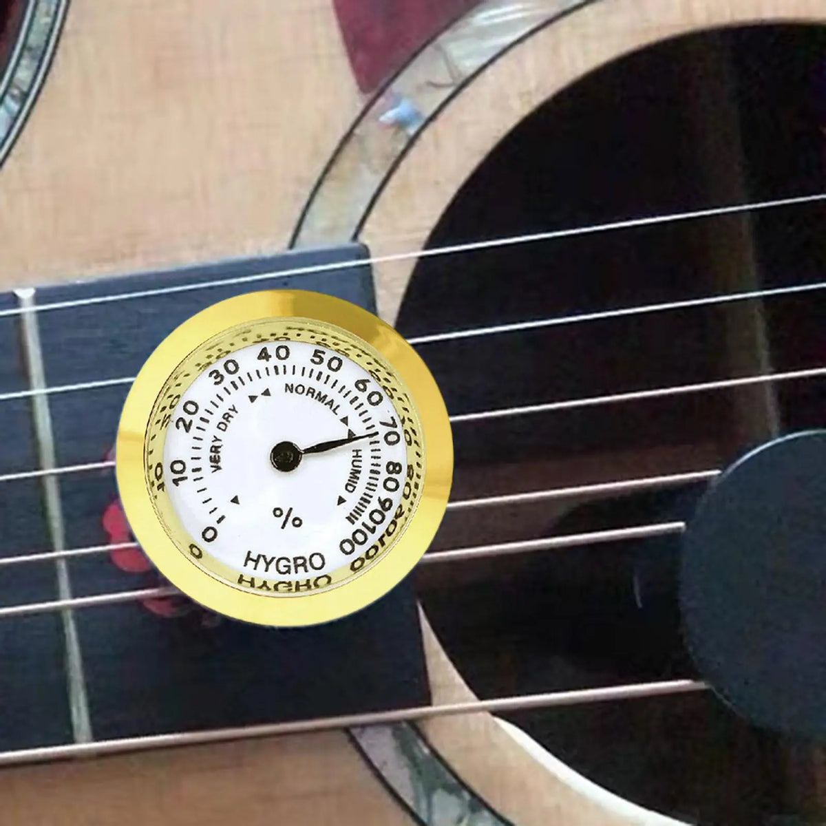 Analog Hygrometer Gauge – Zinc Alloy, No Battery Needed Analog Hygrometer SPOT Gold27mm