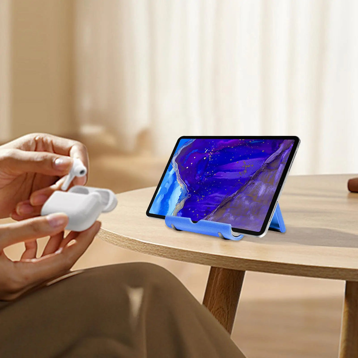 Foldable Phone & Tablet Stand – 0–150° Adjustable Desktop Holder Phone & Tablet Stand SPOT