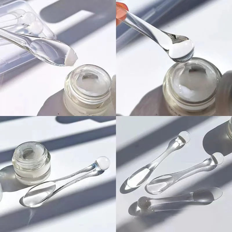Acrylic Cosmetic Spatulas & Facial Roller Applicator Set Facial Applicator Set SPOT