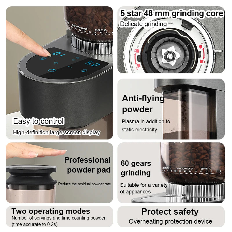 DUTRIEUX 51/58mm Burr Coffee Grinder 110V/220V | Espresso Burr Coffee Grinder SPOT