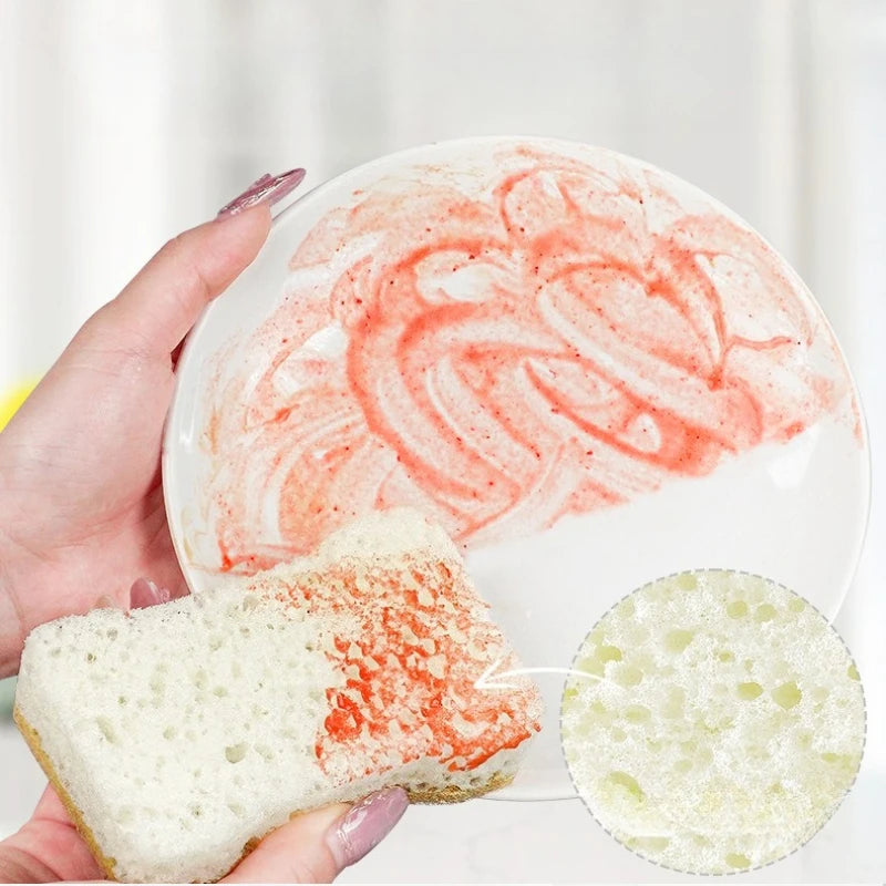 5-Pack Agave Seaweed Sponge – High-Foam Kitchen Scrubber Kitchen Cleaning Sponge SPOT