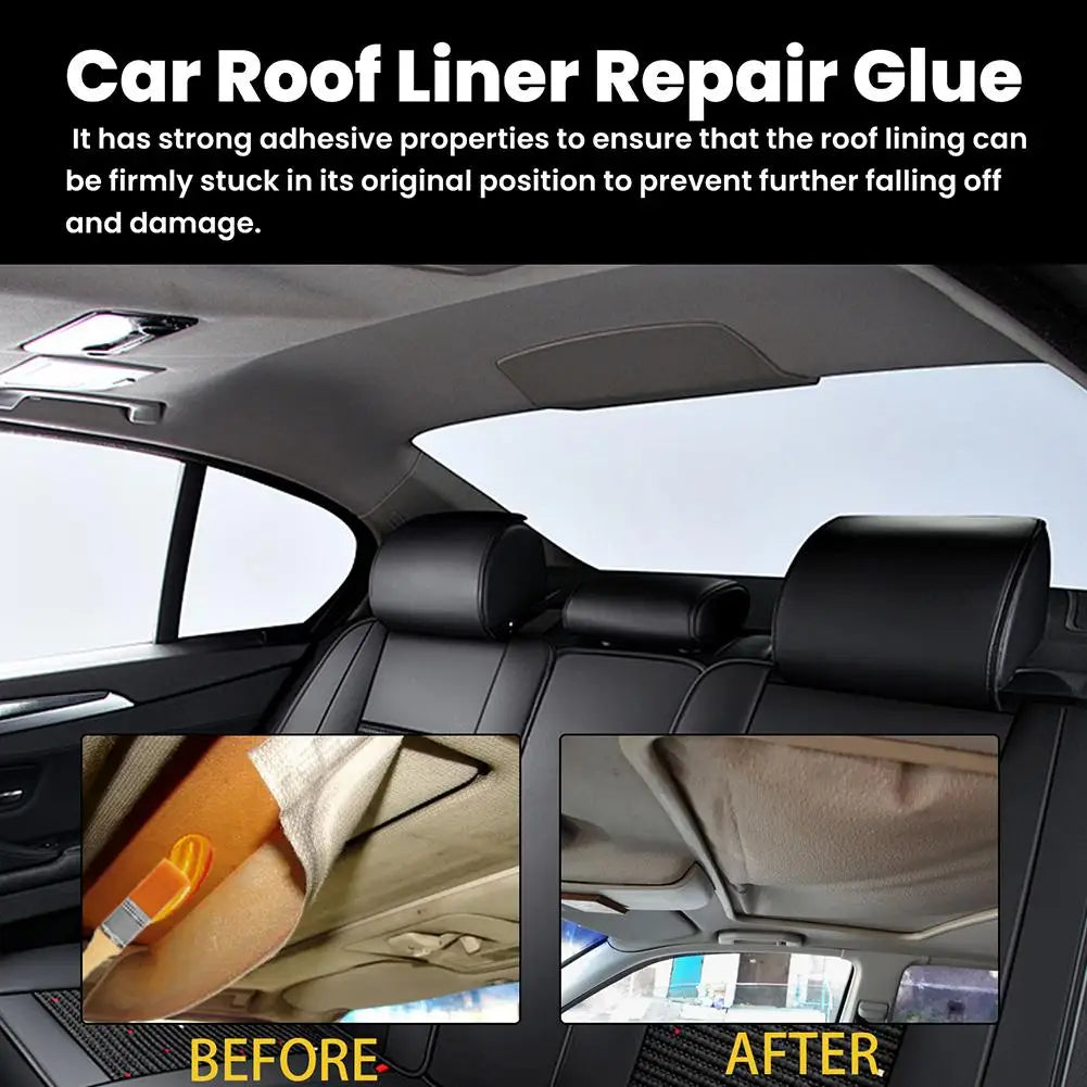 Car Roof Liner Repair Adhesive 100ml – Fast-Dry Fabric Glue Automotive Repair Adhesive SPOT