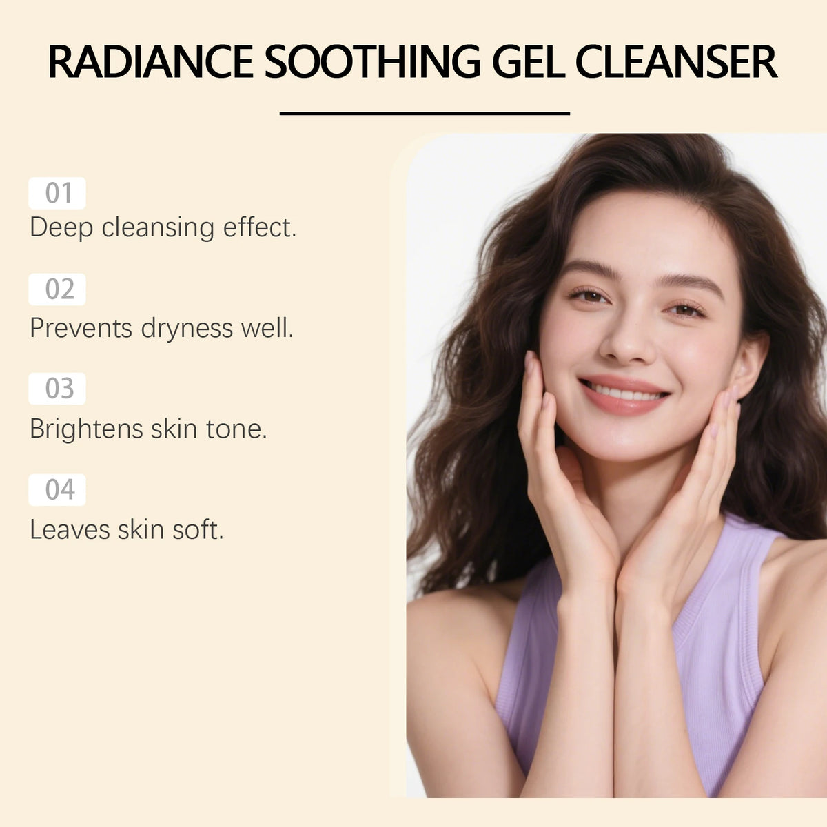 Hoygi Radiance Gel Cleanser – Hydrating & Brightening Face Wash Facial Gel Cleanser SPOT