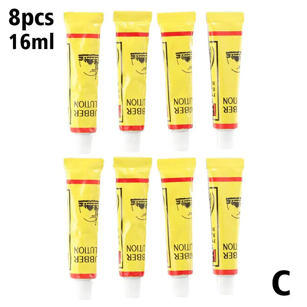 Tire Repair Rubber Cement Glue 16ml – Bicycle Inner Tube Tire Repair Glue SPOT 8pcs