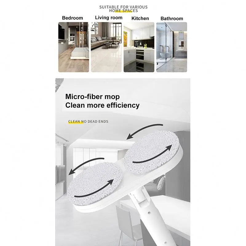 DUTRIEUX Cordless Electric Self-Cleaning Mop | Rechargeable Cordless Electric Mop SPOT