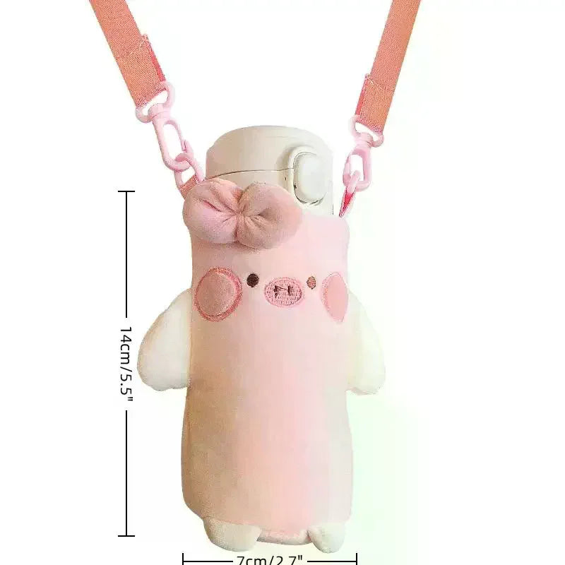 Cartoon Plush Water Bottle Cover – Insulated Cup Sleeve Bag Bottle Sleeve Cover SPOT