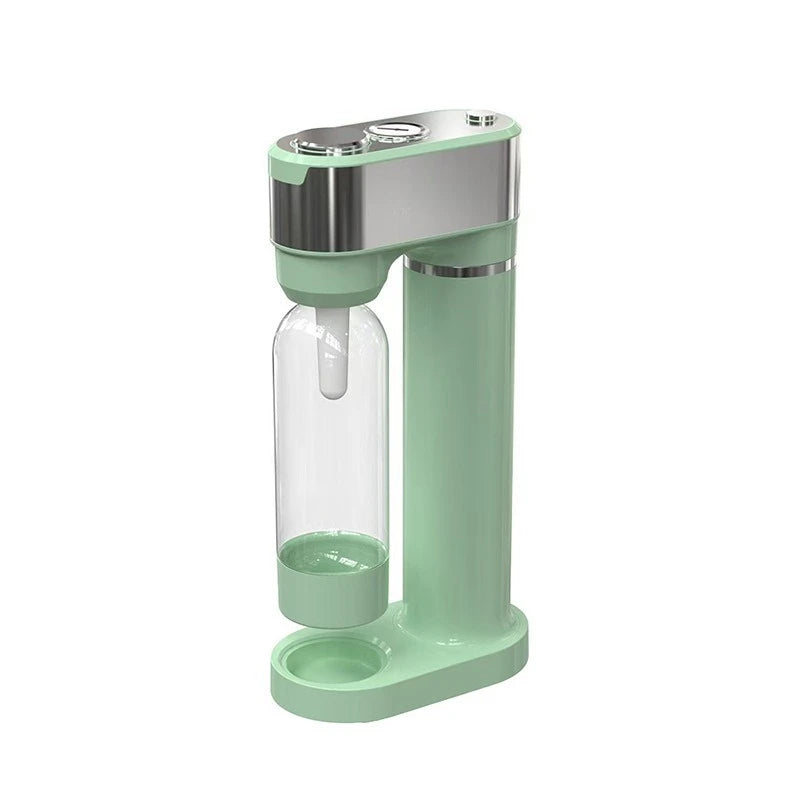 1000ml Portable Sparkling Water Maker – Home Soda Carbonator Sparkling Water Maker SPOT green No plug