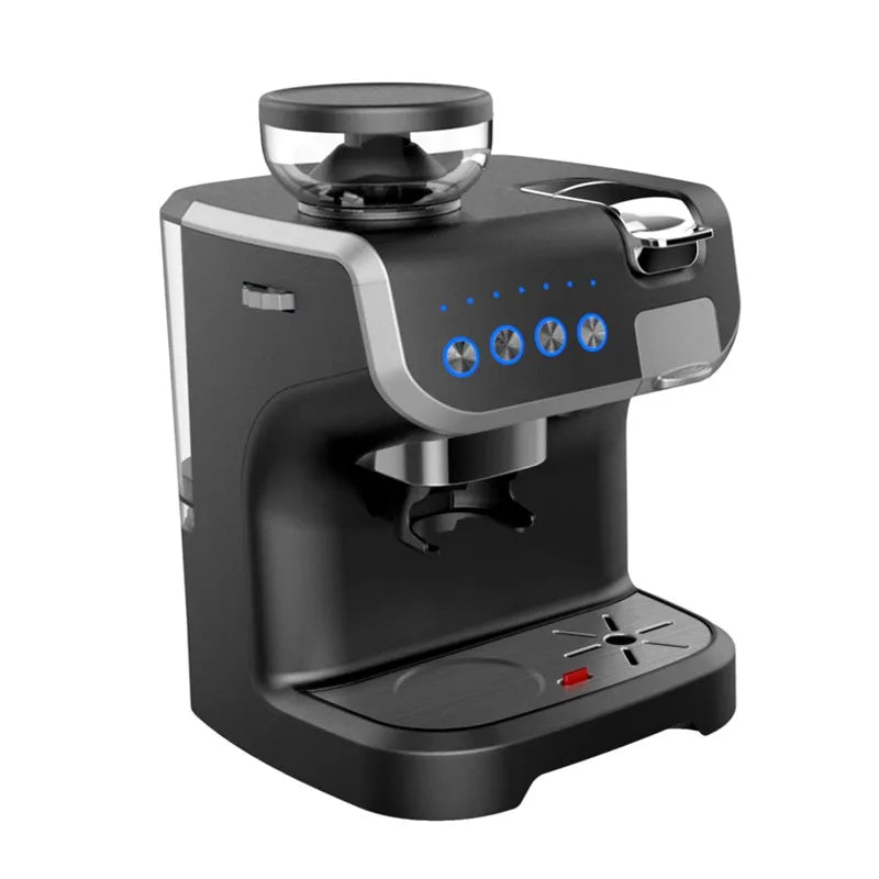 6-in-1 Multi-Capsule Espresso Maker with Built-In Grinder Capsule Espresso Machine SPOT Black