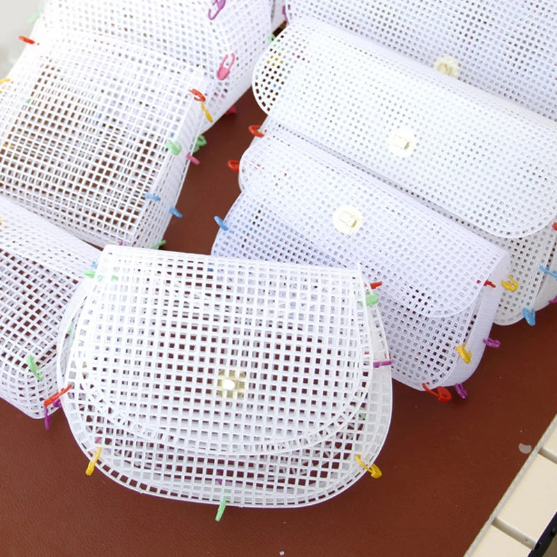 DIY Plastic Mesh Weaving Kit – Shoulder Bag Craft Material DIY Weaving Kit SPOT