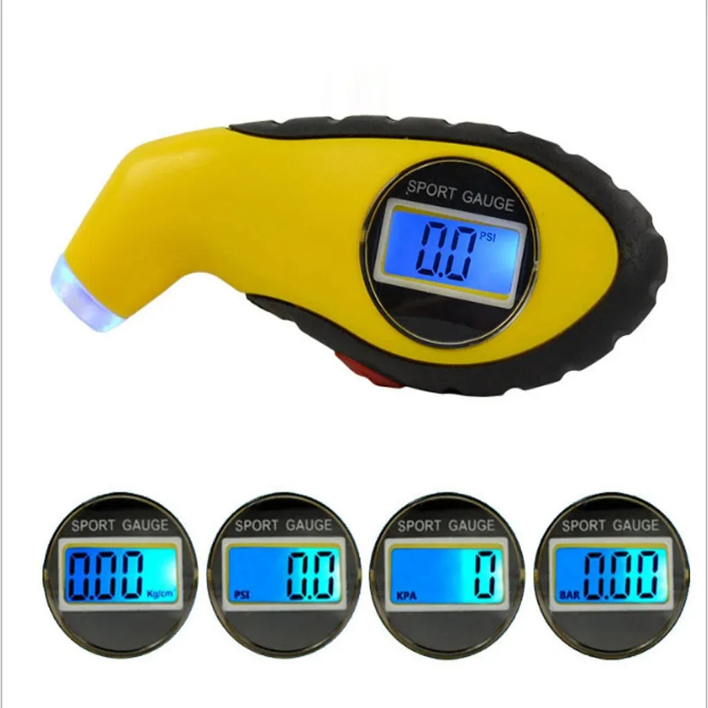Digital Tyre Pressure Gauge 0–150 PSI LCD | Car Bike Truck Tyre Pressure Gauge SPOT