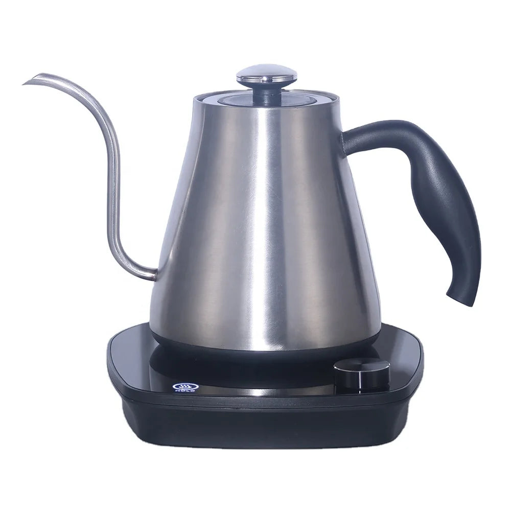Wood Grain Electric Gooseneck Kettle with Temperature Control Electric Gooseneck Kettle SPOT