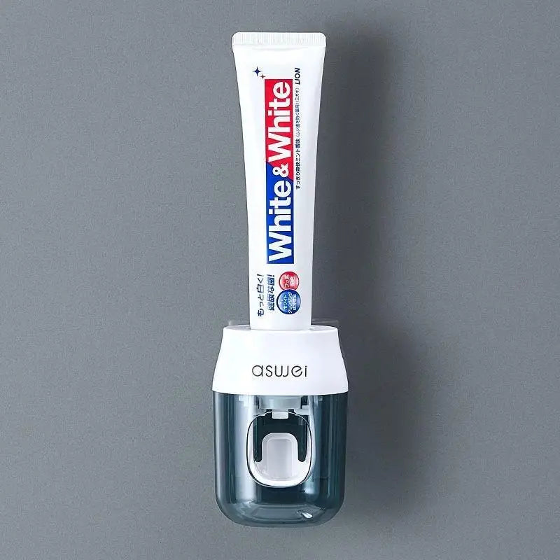 Wall-Mounted Toothpaste Dispenser & Storage Rack – No-Drill Toothpaste Dispenser SPOT blue