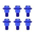 M6x12 Aluminum Fork Guard Bolts 6-Pack – KTM Yamaha Husqvarna Fork Guard Bolts SPOT Blue